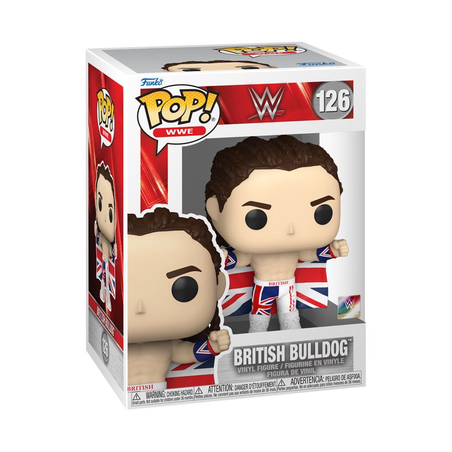 WWE - British Bulldog Pop! Vinyl