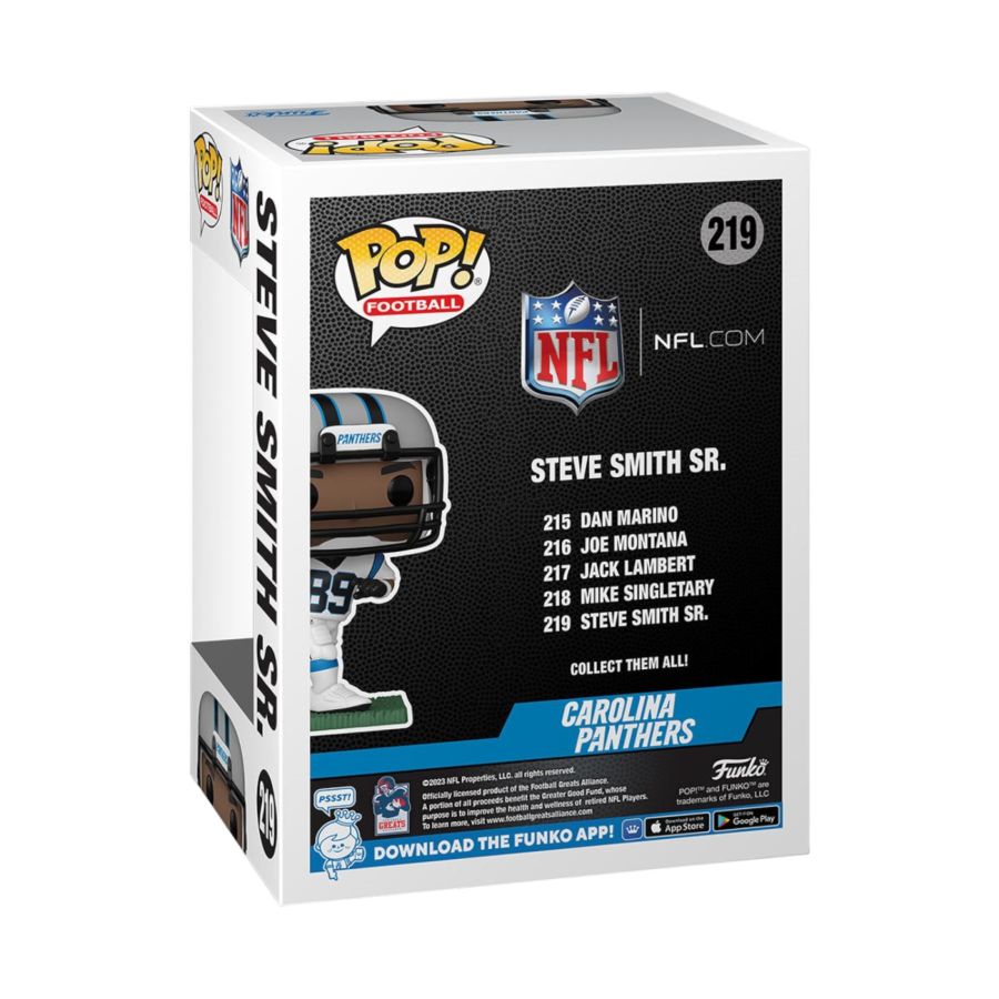 NFL: Legends -Steve Smith Sr (Panthers) Pop! Vinyl