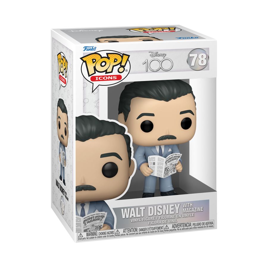 Disney: D100 - Walt Disney with Magazine Pop! Vinyl