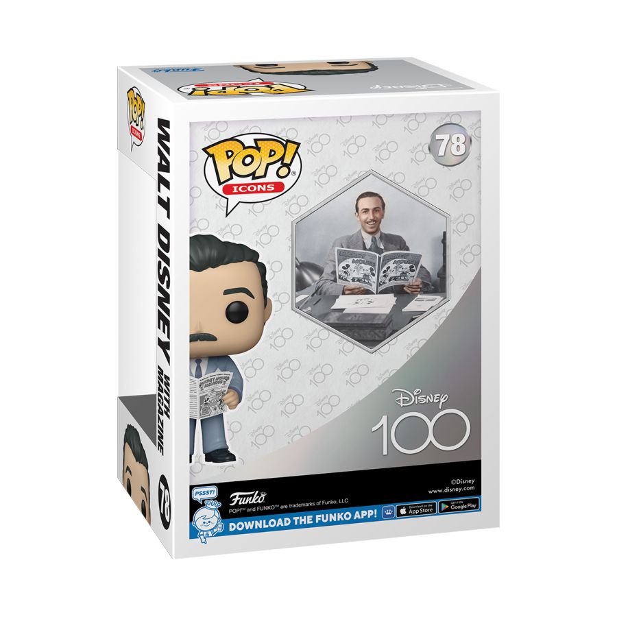 Disney: D100 - Walt Disney with Magazine Pop! Vinyl