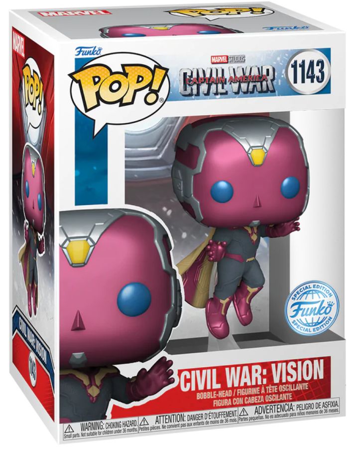 Captain America 3: Civil War - Vision Build-A-Scene US Exclusive Pop! Vinyl