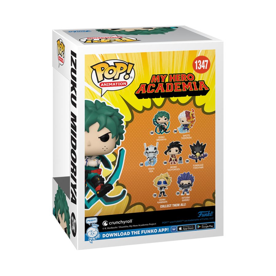 My Hero Academia - Deku with Blackwhip US Exclusive Glow Pop! Vinyl