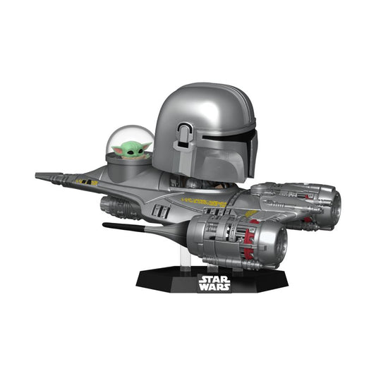 Star Wars - The Mandalorian and Grogu in N1 Starfighter US Exclusive Pop! Ride