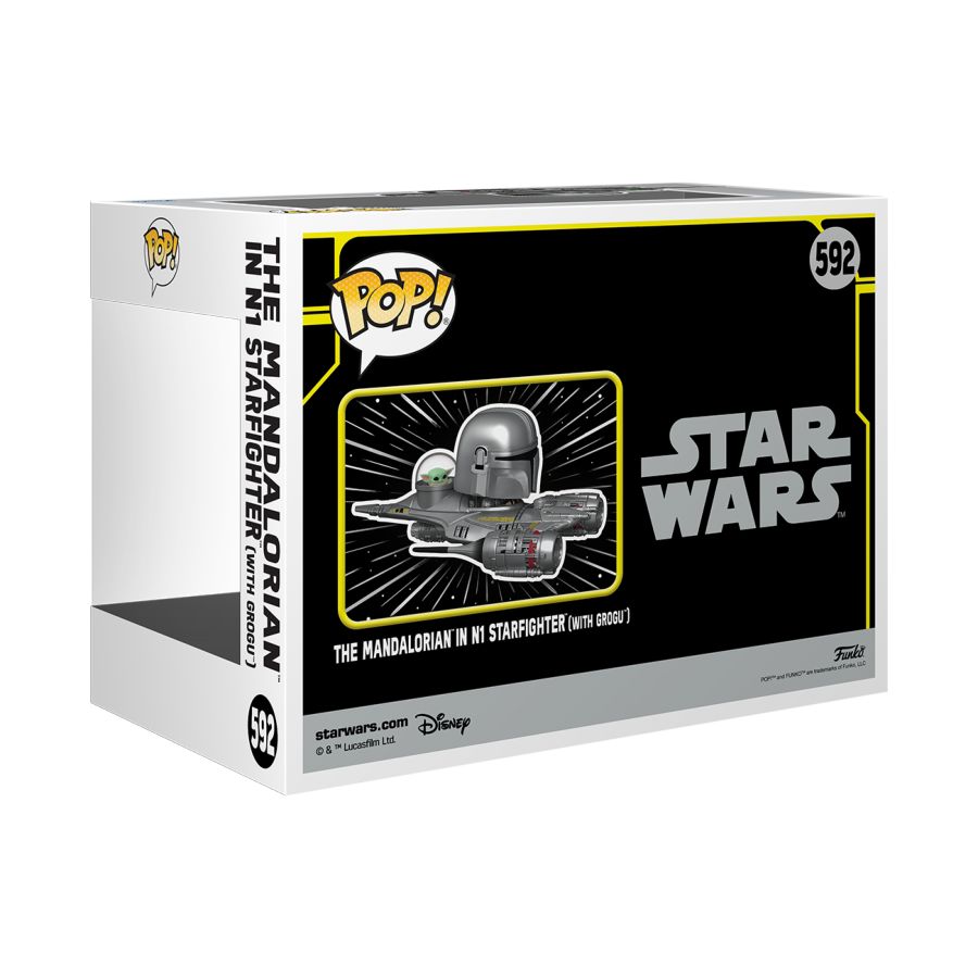 Star Wars - The Mandalorian and Grogu in N1 Starfighter US Exclusive Pop! Ride