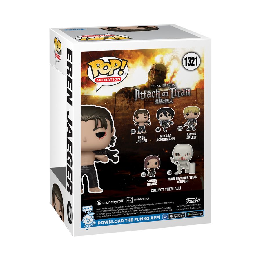 Attack on Titan - Eren Jeager US Exclusive Metallic Pop! Vinyl