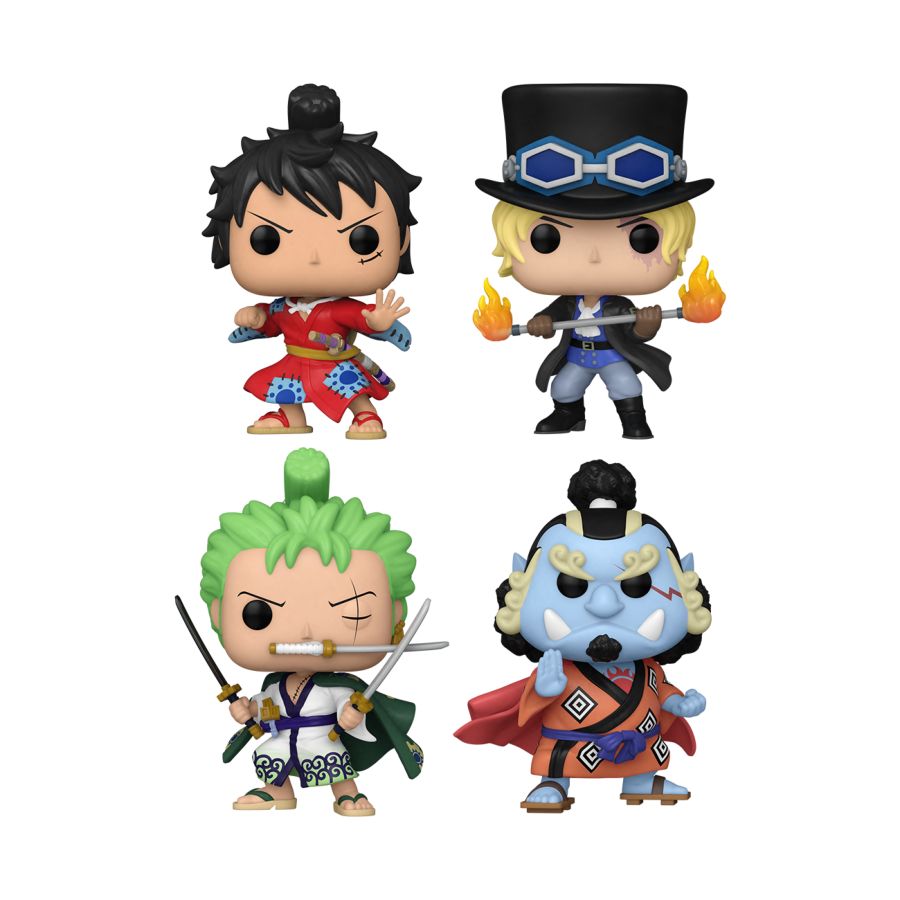 One Piece - Series 4 US Exclusive Pop! Vinyl 4-Pack