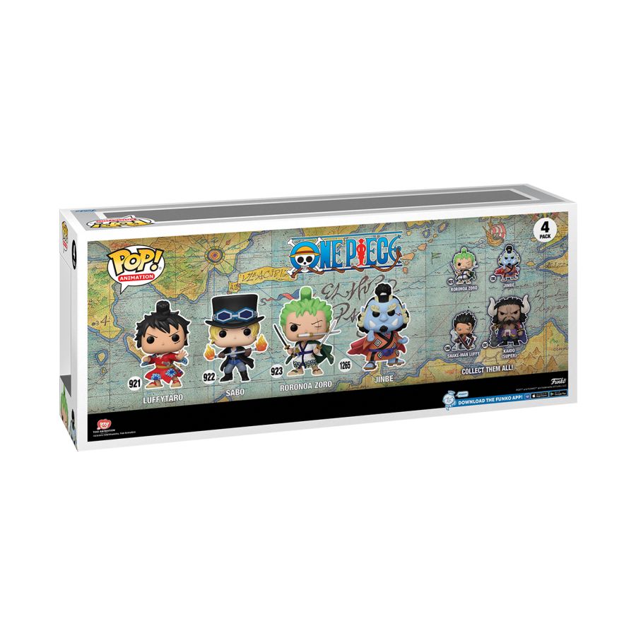 One Piece - Series 4 US Exclusive Pop! Vinyl 4-Pack