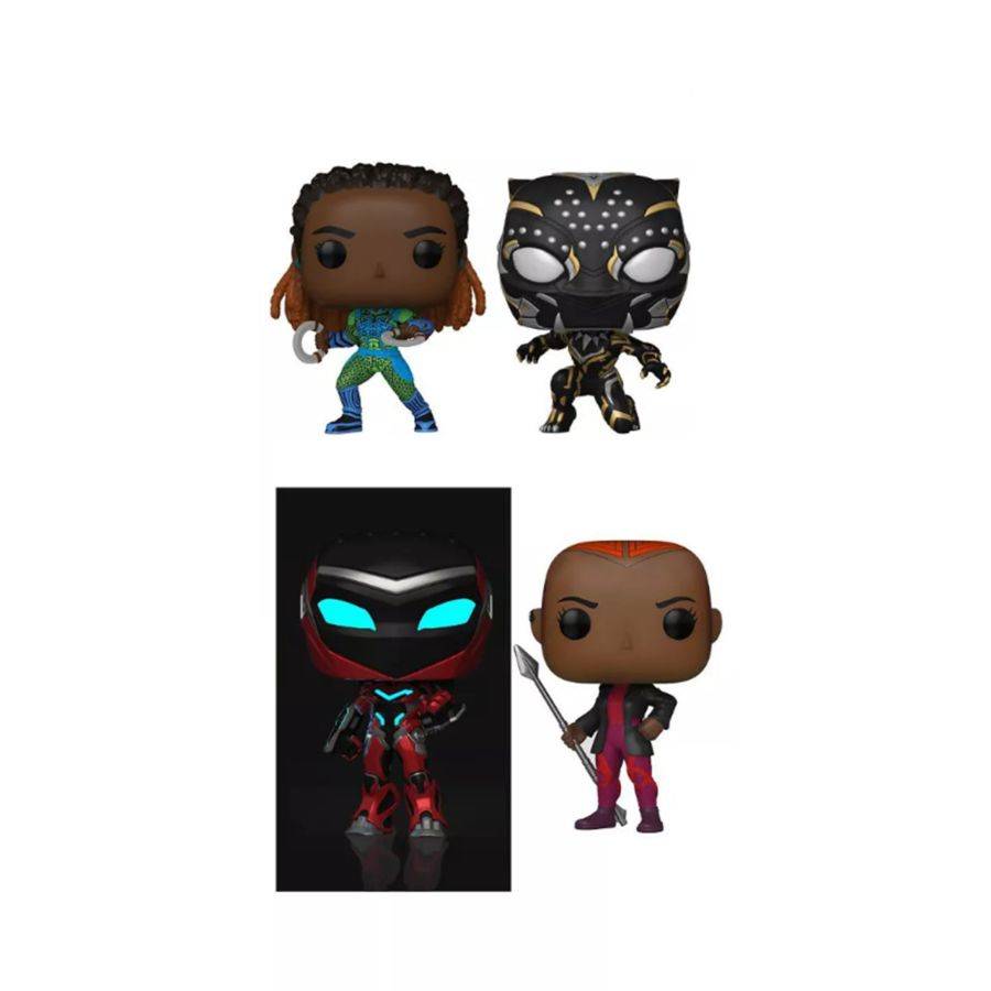 Black Panther 2: Wakanda Forever - US Exclusive Pop! 4-Pack
