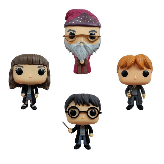 Harry Potter - Harry, Hermione, Ron & Dumbledore US Exclusive Pop! Vinyl 4-Pack