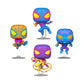 Miles Morales - Blacklight US Exclusive Pop! Vinyl 4-Pack