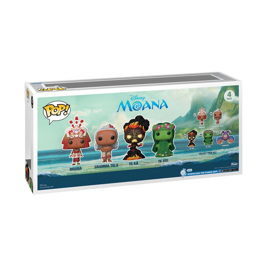 Moana - US Exclusive Pop! Vinyl 4-Pack