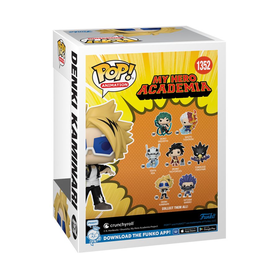 My Hero Academia - Denki Kaminari US Exclusive Glow Pop! Vinyl