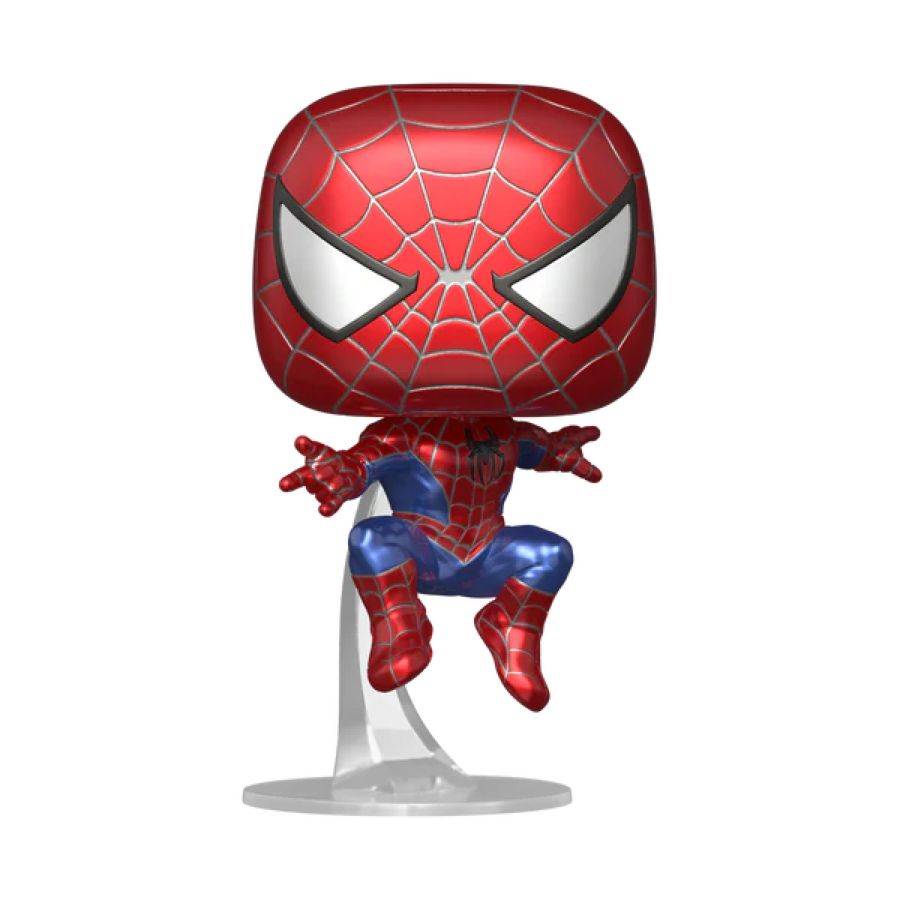 Spider-Man: No Way Home - Friendly Neighborhood Spider-Man Metallic US Exclusive Pop! Vinyl