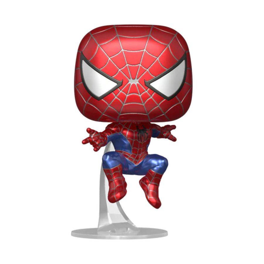 Spider-Man: No Way Home - Friendly Neighborhood Spider-Man Metallic US Exclusive Pop! Vinyl