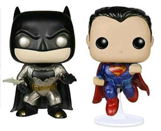 Batman v Superman: Dawn of Justice - Metallic US Exclusive Pop! Vinyl 2-Pack - Ozzie Collectables