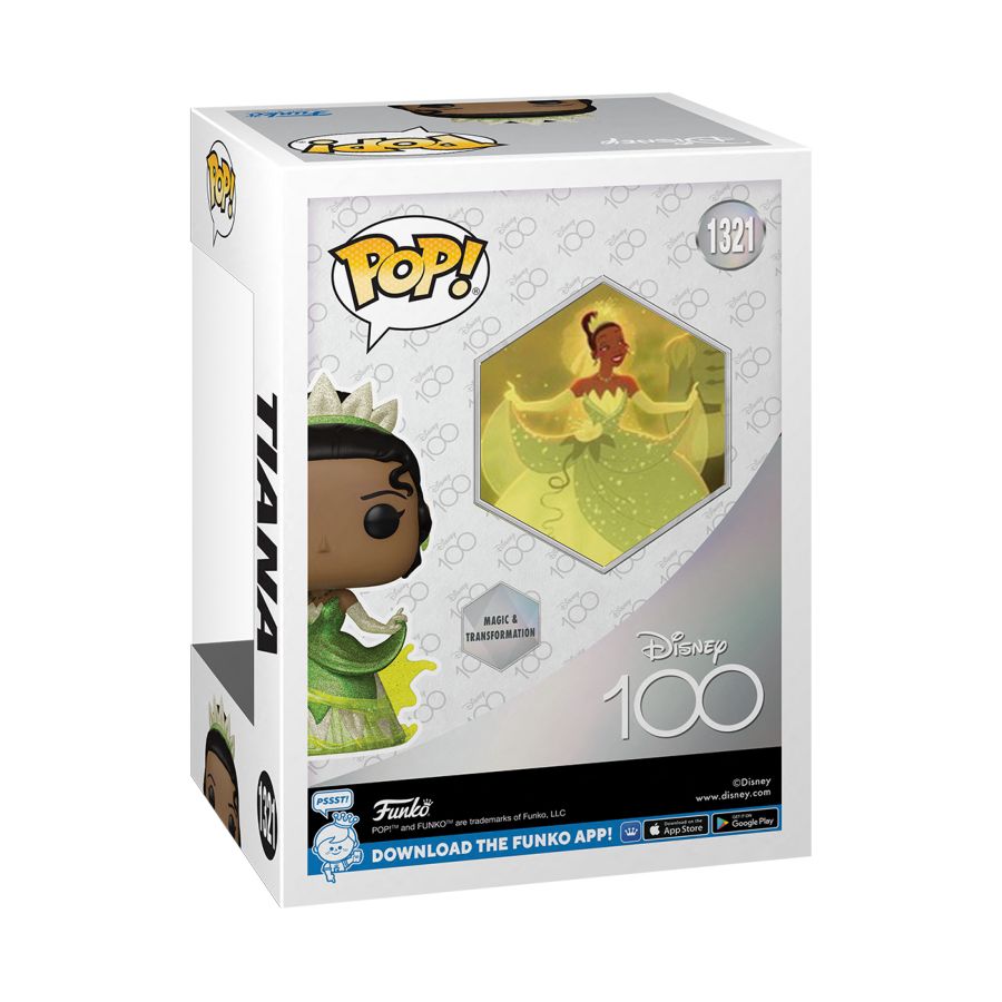 Disney 100th - Tiana Diamond Glitter US Exclusive Pop! Vinyl