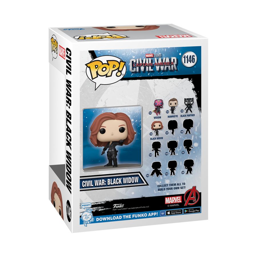 Captain America 3: Civil War - Black Widow Build-A-Scene US Exclusive Pop! Vinyl