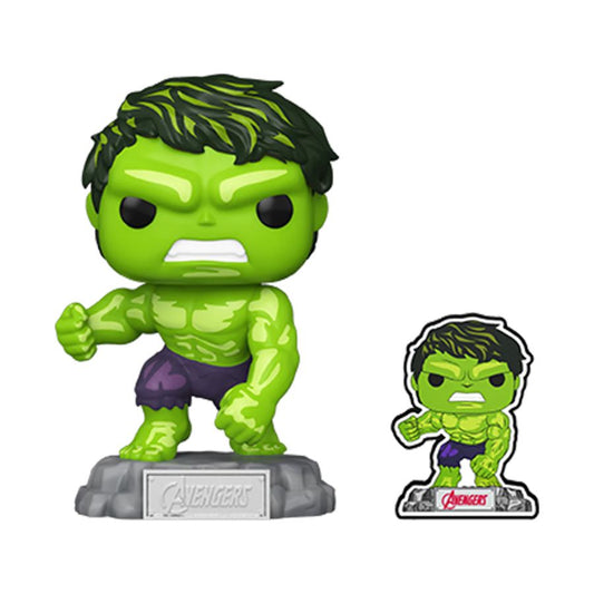 Avengers 60th - Hulk (Comic) with Pin US Exclusive Pop! Vinyl