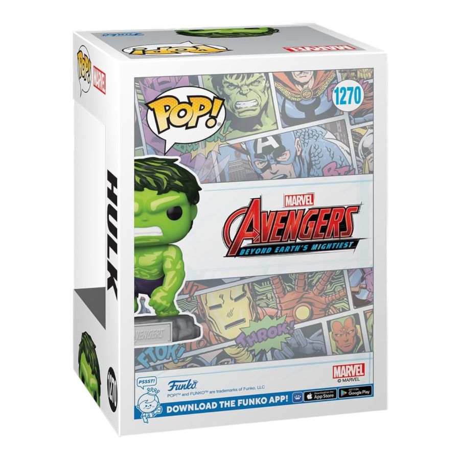 Avengers 60th - Hulk (Comic) with Pin US Exclusive Pop! Vinyl