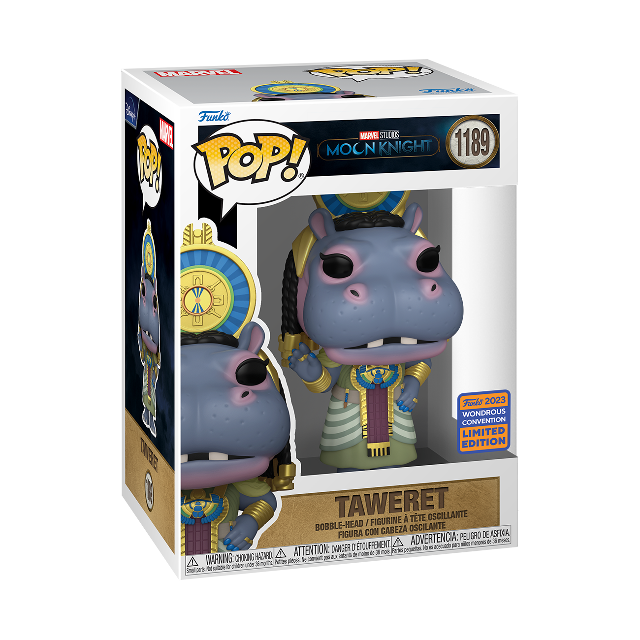 Moon Knight - Tawaret Pop! Vinyl 2023 Wonder Con Spring Convention Exclusive