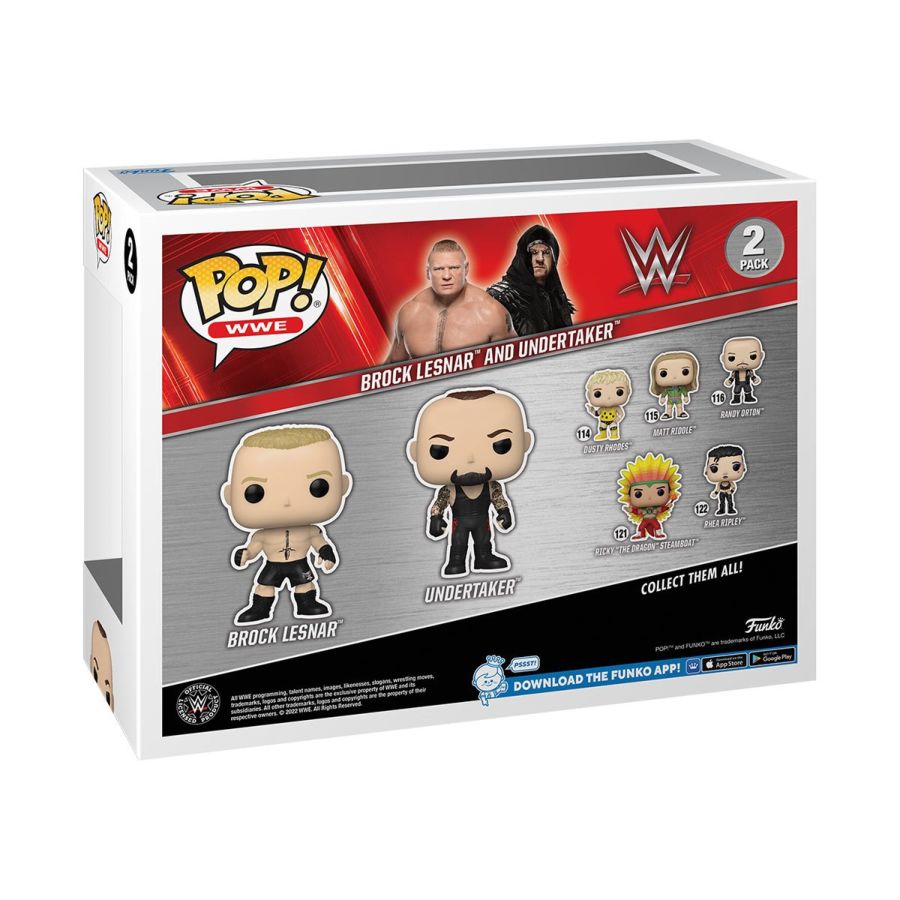 WWE - Brock Lesnar & Undertaker Pop! 2-Pack