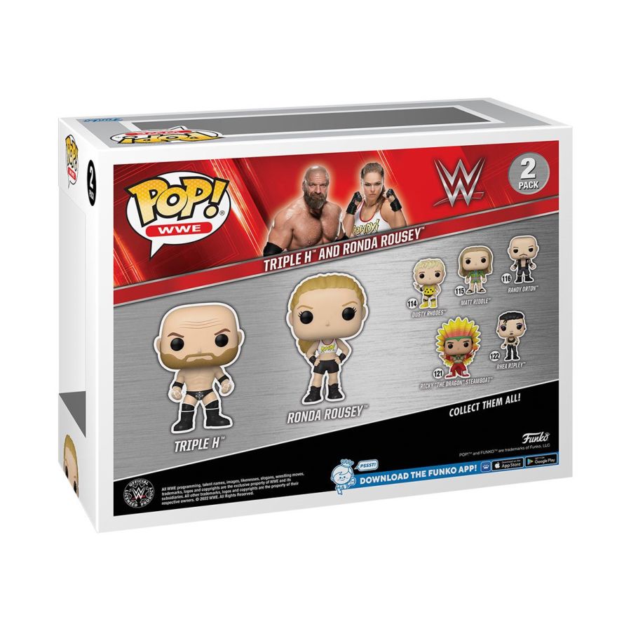 WWE - Rhonda Rousey & Triple H Pop! 2-Pack