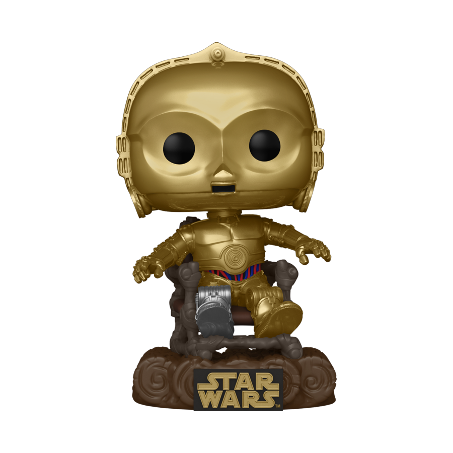 Star Wars: Return of the Jedi 40th Anniversary - C3P0 in chair Pop! Vinyl