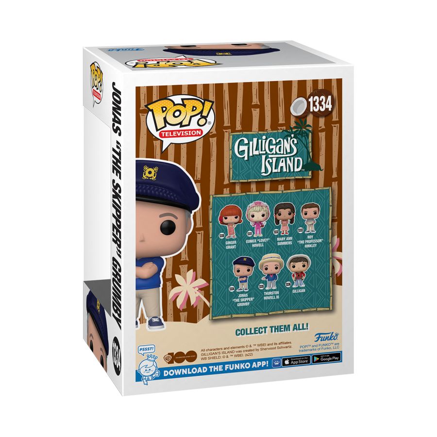 Gilligan's Island - Jonas "The Skipper" Grumby Pop! Vinyl