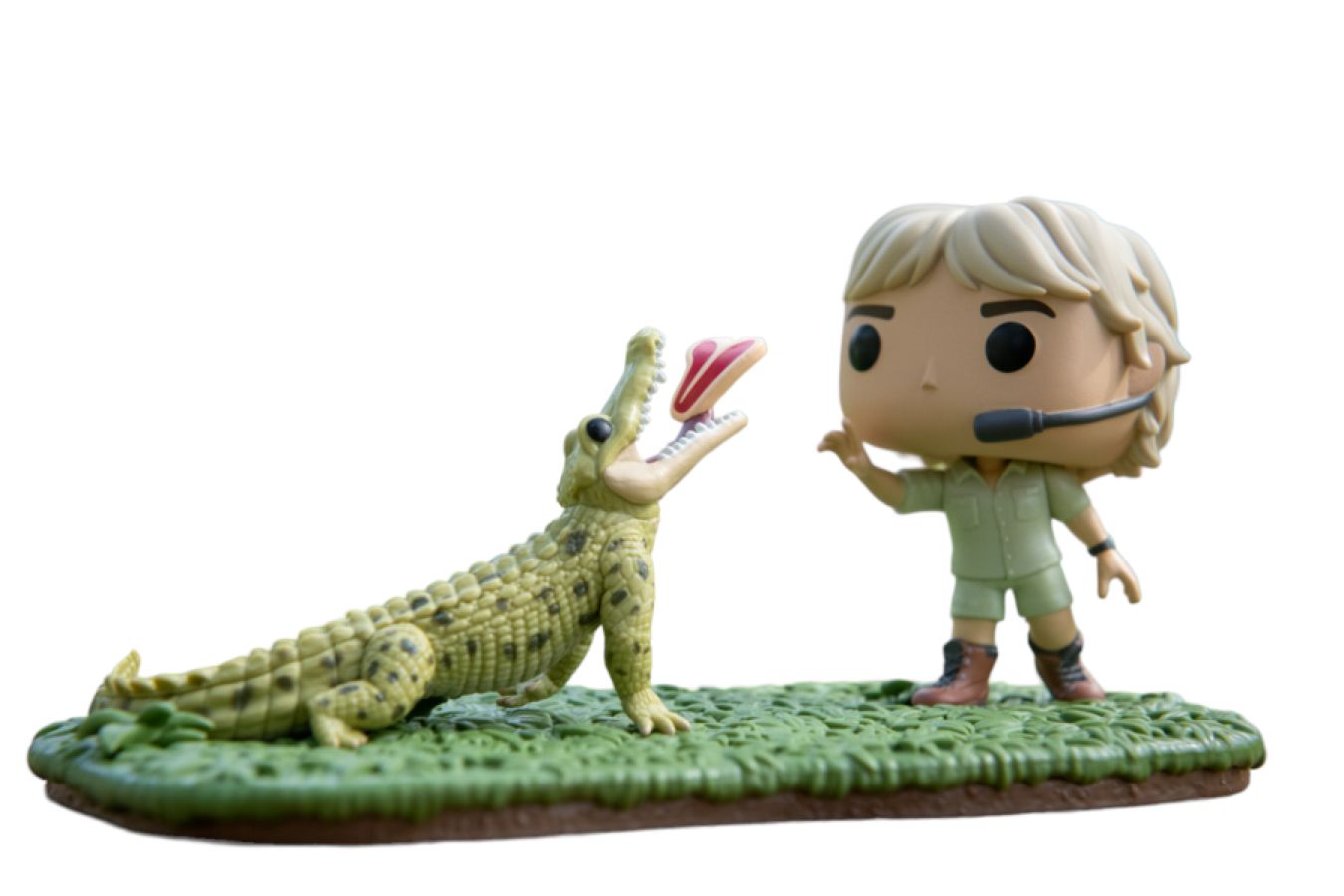 The Crocodile Hunter - Steve Irwin with Agro Pop! Moment