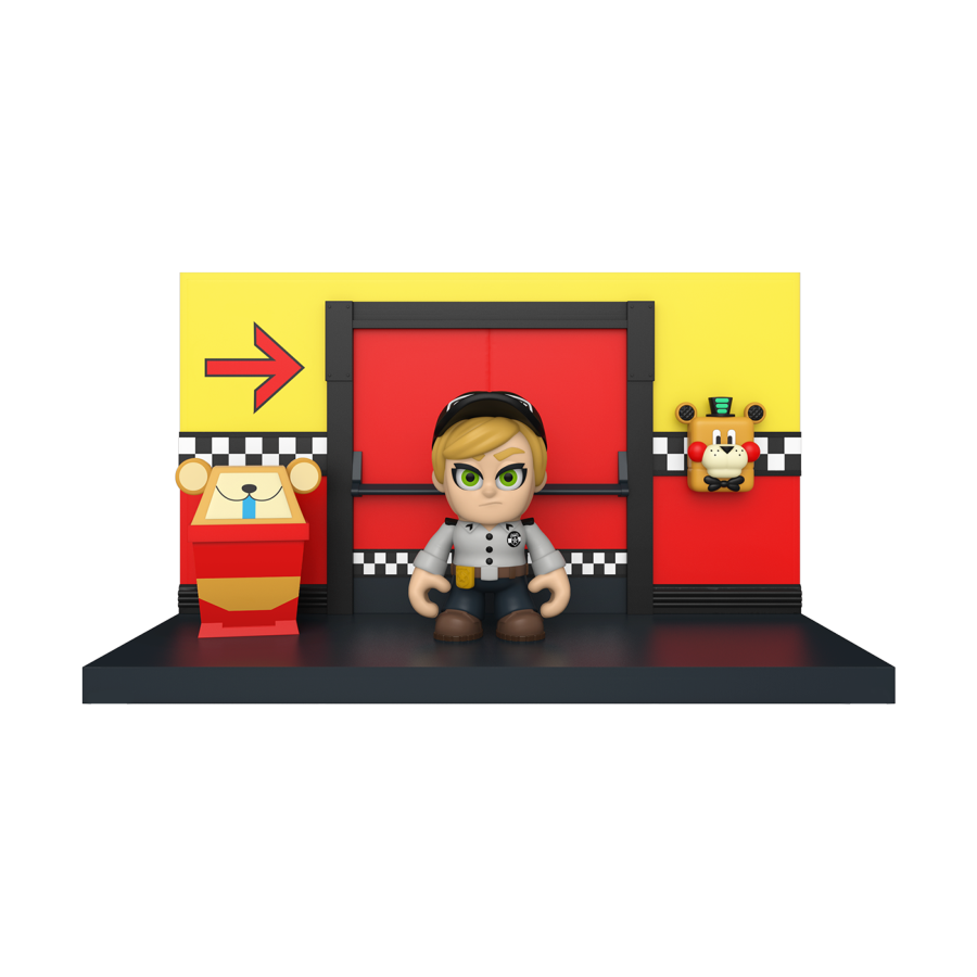 Five Nights at Freddy's: Security Breach - Hallway add-on with Vanessa Snap Playset