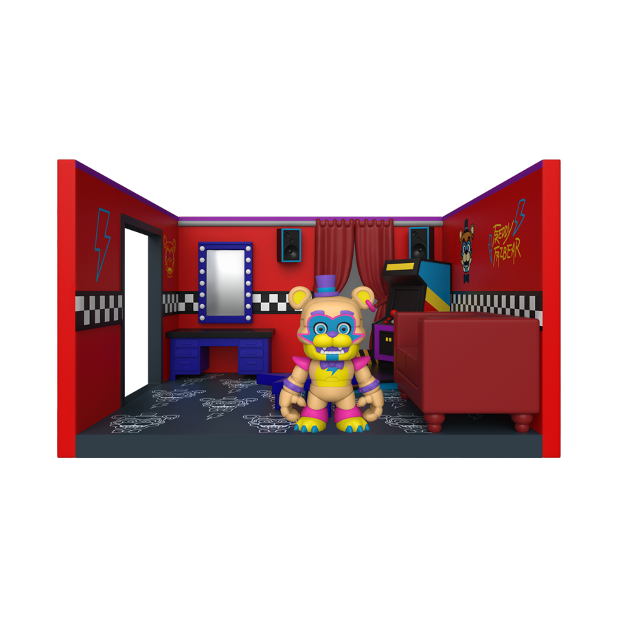 Five Nights at Freddy's: Security Breach - Freddy's Room Snap Playset