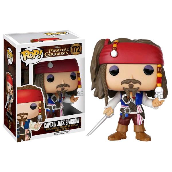 Captain Jack Sparrow - Pirates Of The Caribbean Disney Pop! Vinyl #172 - Ozzie Collectables