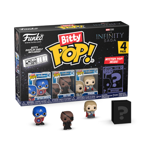 Marvel Comics - Captain America Bitty Pop! 4-Pack