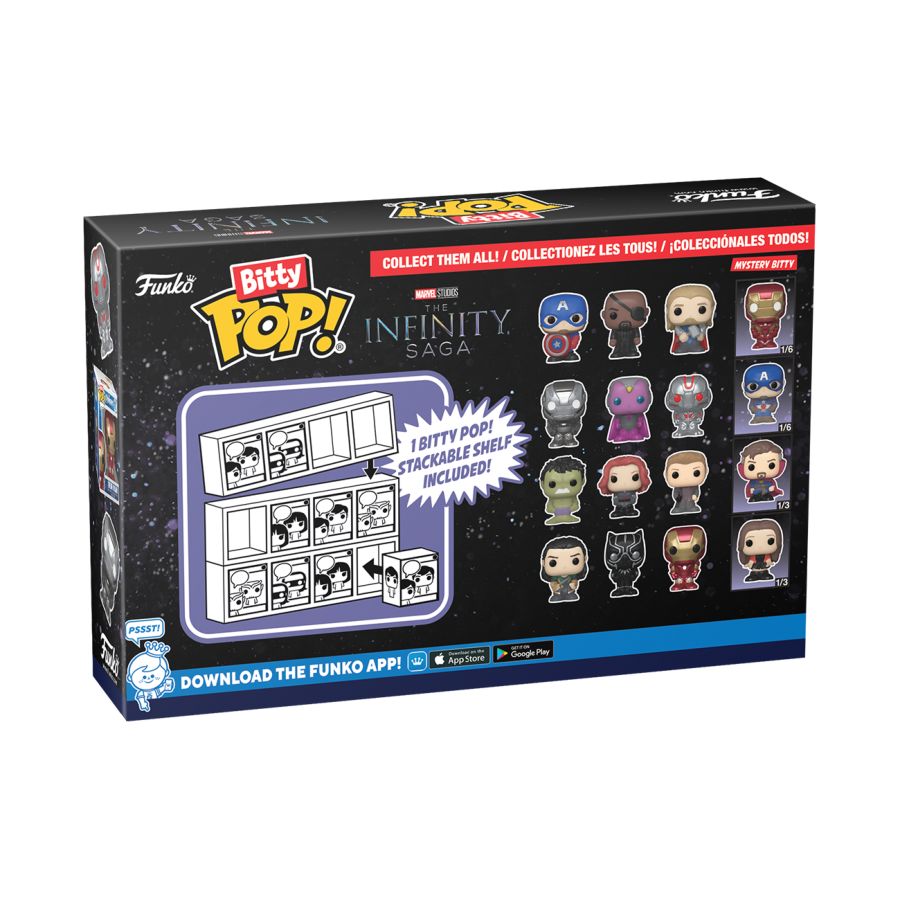Marvel Comics - Captain America Bitty Pop! 4-Pack