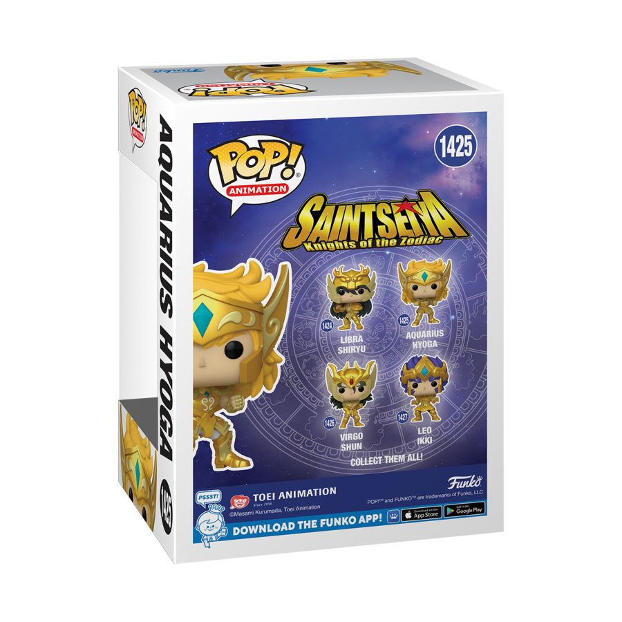 Saint Seiya - Aquarius Hyoga (Gold Suit) Pop! Vinyl