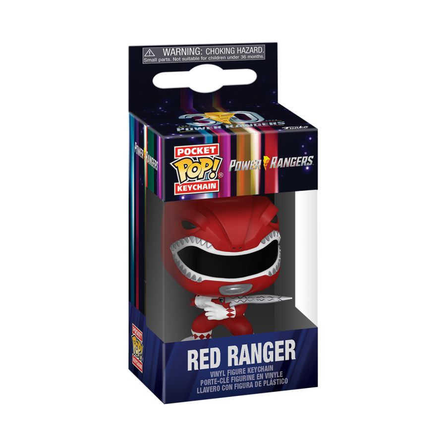 Power Rangers 30th Anniversary - Red Ranger Pop! Keychain