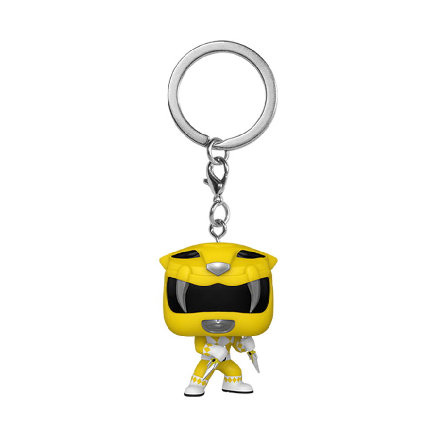 Power Rangers 30th Anniversary - Yellow Ranger Pop! Keychain