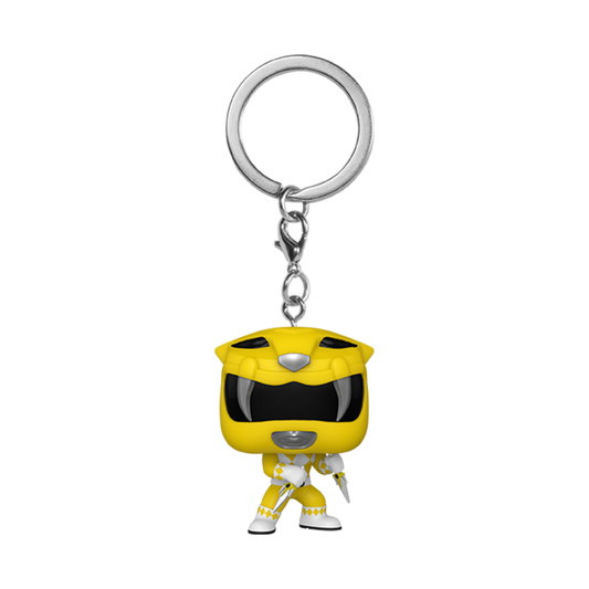 Power Rangers 30th Anniversary - Yellow Ranger Pop! Keychain