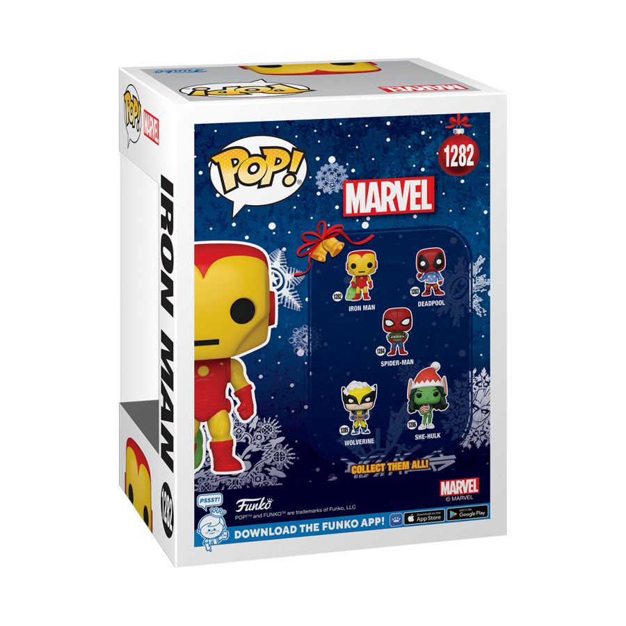 Marvel Comics - Iron Man with Bag Holiday Pop! Vinyl