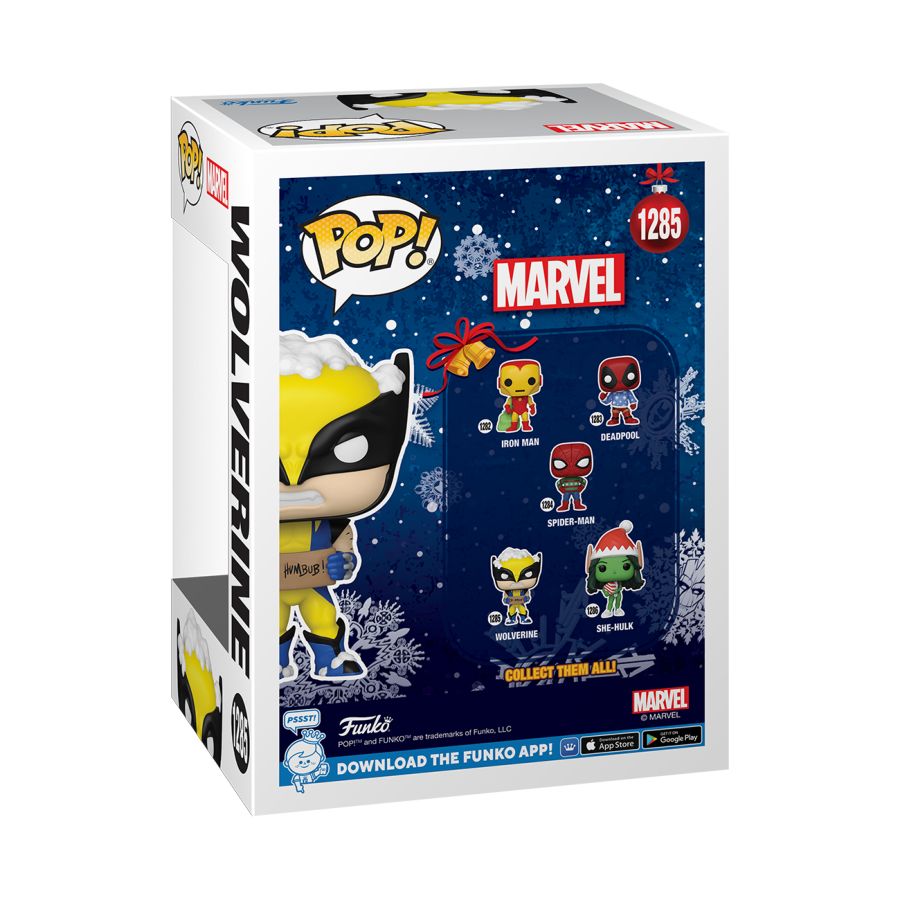 Marvel Comics - Wolverine with Sign Holiday Pop! Vinyl