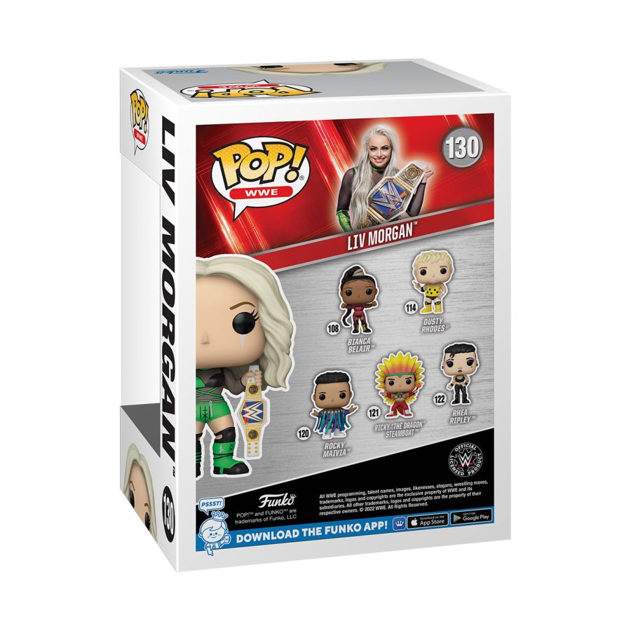WWE - Liv Morgan with Belt Pop! Vinyl