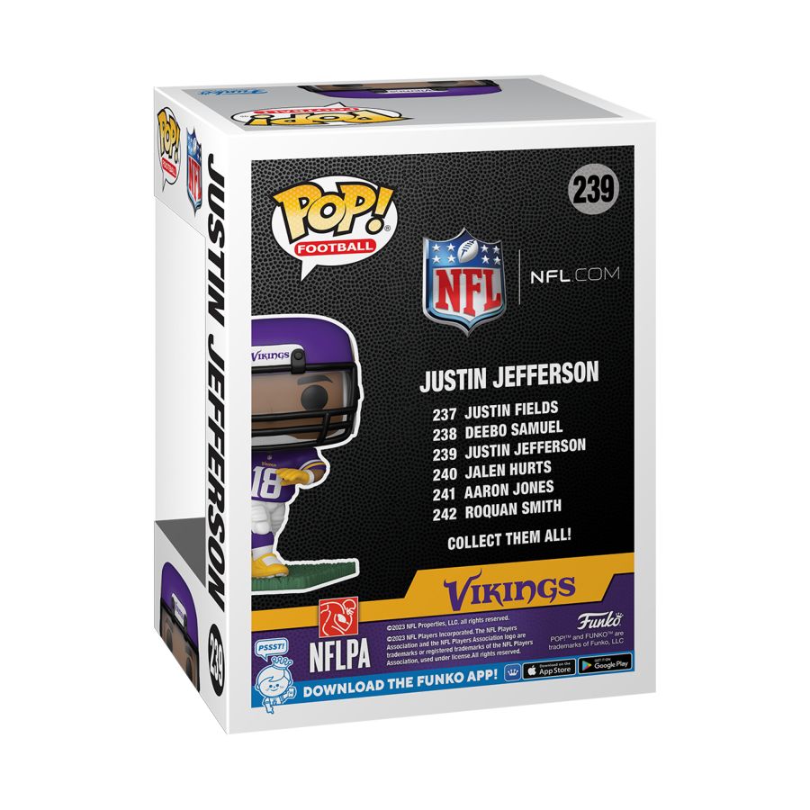 NFL: Vikings - Justin Jefferson Pop! Vinyl