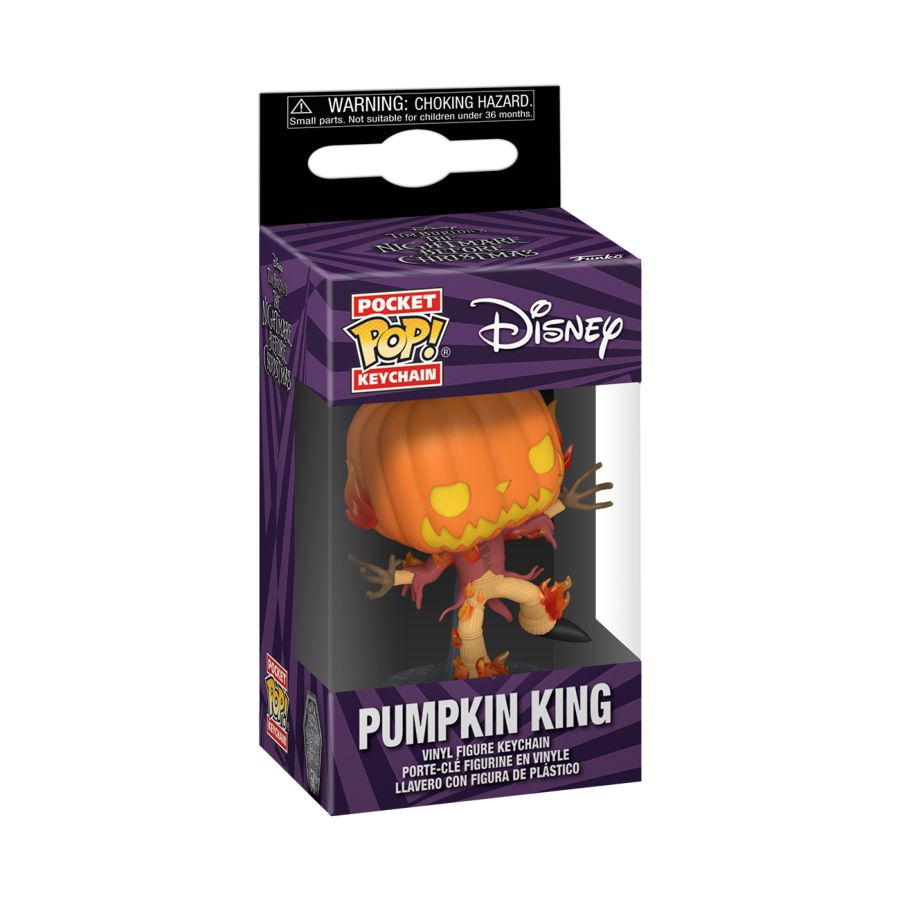 Nightmare Before Christmas - Pumpkin King 30th Anniversary Pop! Keychain