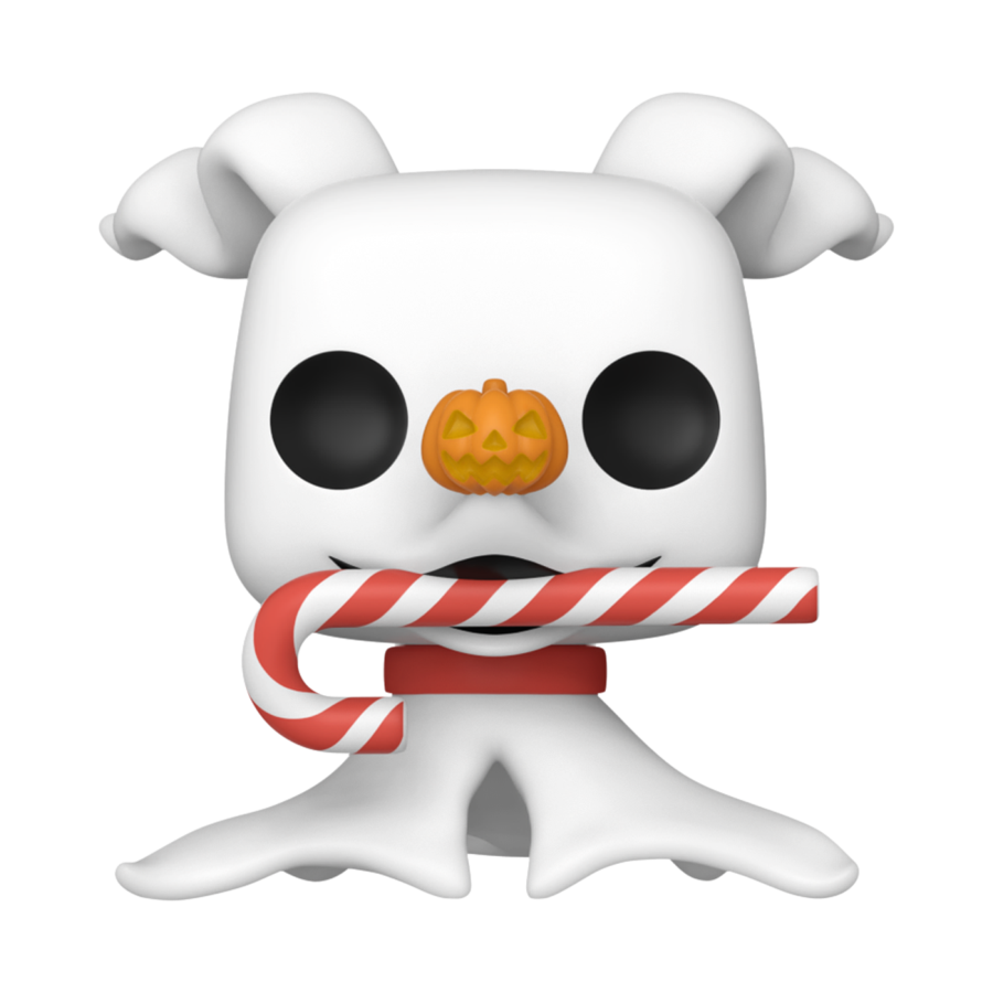 The Nightmare Before Christmas 30th Anniversary - Zero w/Candy Cane Pop! Vinyl