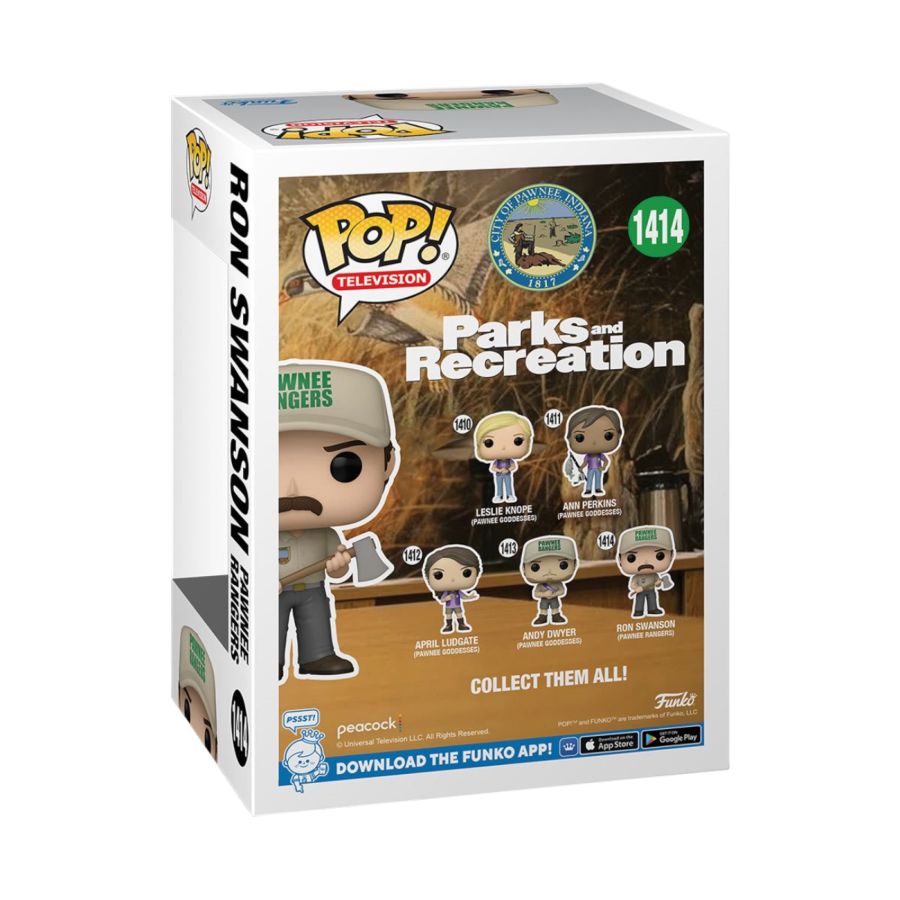 Parks & Recreation - Ron Swanson (Pawnee Rangers) Pop! Vinyl