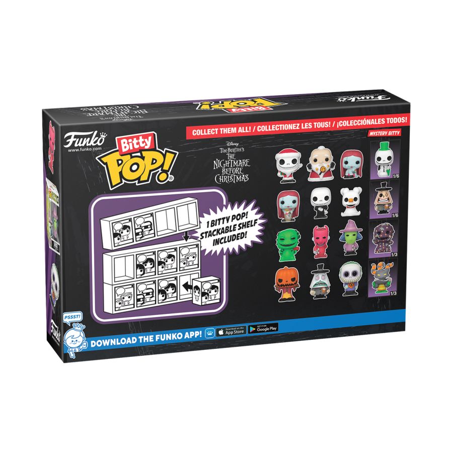 The Nightmare Before Christmas - Santa Jack Bitty Pop! 4-Pack