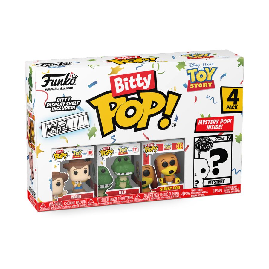 Toy Story - Woody Bitty Pop! 4-Pack
