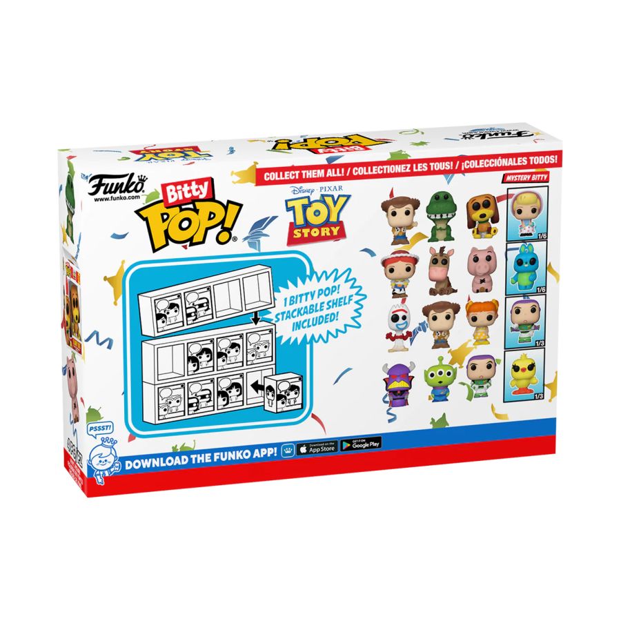 Toy Story - Woody Bitty Pop! 4-Pack