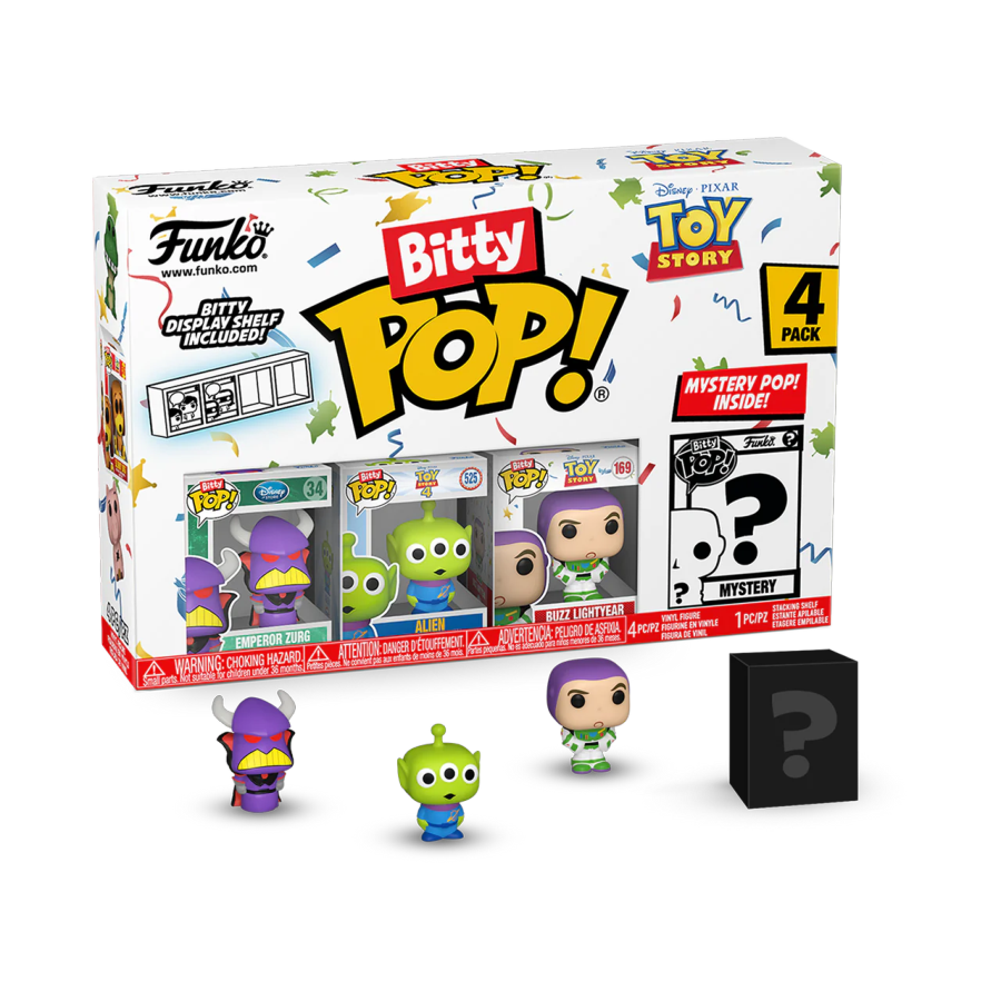 Toy Story - Zurg Bitty Pop! 4-Pack