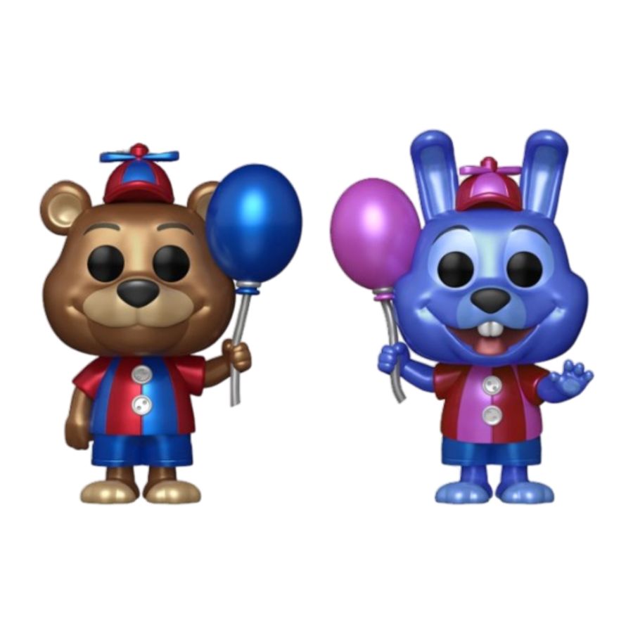 Five Nights At Freddy's - Bonnie & Freddy US Exclusive Metallic Pop! 2-Pack